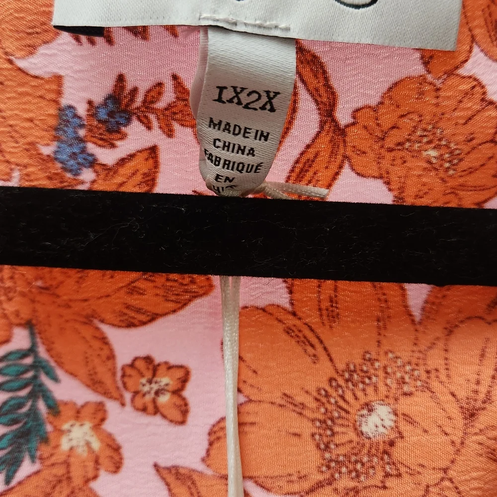 Jessica Simpson Vibrant Floral Kimono Top - Picture 2 of 5